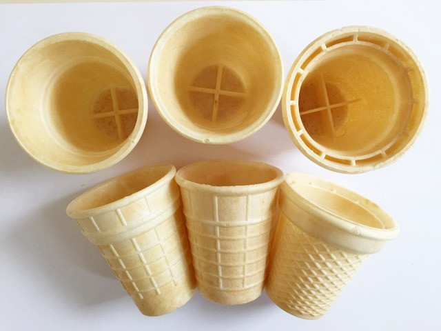 Wafer cup and cone