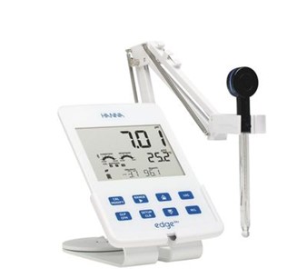 Stationary pH meter/millivolt meter/thermometer (pH/mV/ORP/T) Edge HI 2202-01