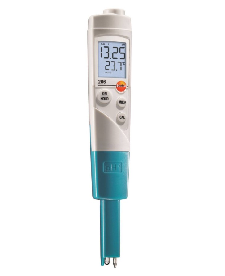 Testo 206-pH1 - Карманный pH-метр  (0..14 рН)