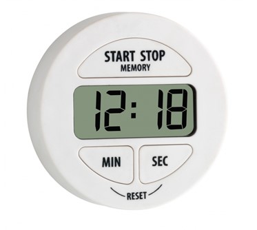 ROTILABO® timers with countdown / countdown, white