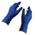 Latex gloves (long cuff with roller), (color blue, pack of 50 pieces)