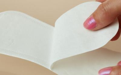 Siliconized paper for hygiene products